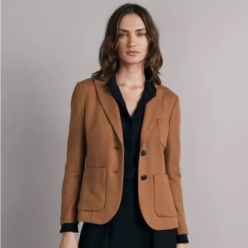 NWT Rag & Bone Nancy Blazer Camel Color Size 4
